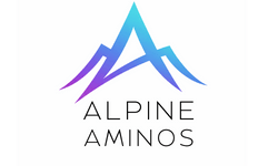 Stylized mountain logo with text