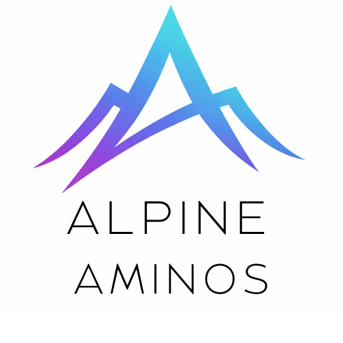Stylized mountain logo with text